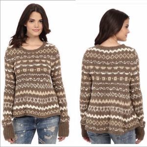 Free People | Women’s Sweater sz M “Thru the Storm” Chunky NEW #X643